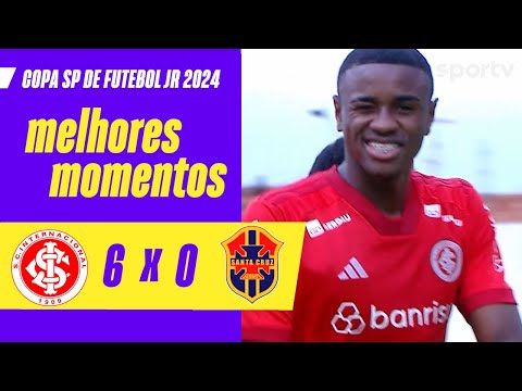 Gols e lances de Internacional x Santa Cruz