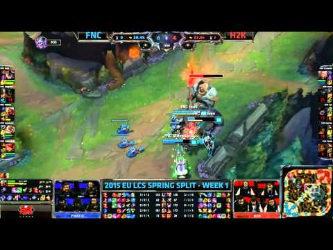 EU LCS Woche 1 Tag 2 - Fnatic vs H2K