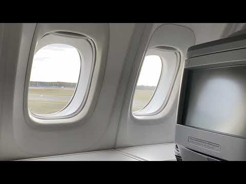 Táxi e decolagem no Aeroporto de Frankfurt (FRA/EDDF) (LH506 Frankfurt para São Paulo, Boeing 747-830)