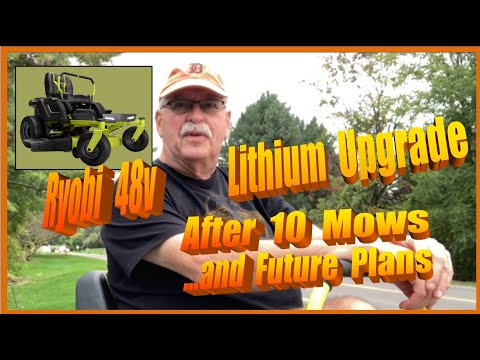 Ryobi 48v 42in Lithium swap 10 mows and updates