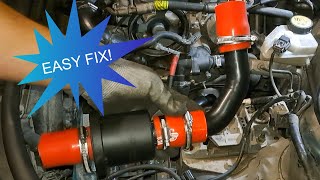 How to Fix a Damaged Air Intake Hose (Vacuum Leak Repair Step-by-Step)