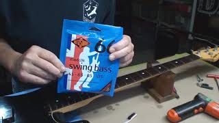 Video thumbnail for Squier Precision Bass by Fender Made in Japan Gets a New Bridge by Dave's World of Fun Stuff