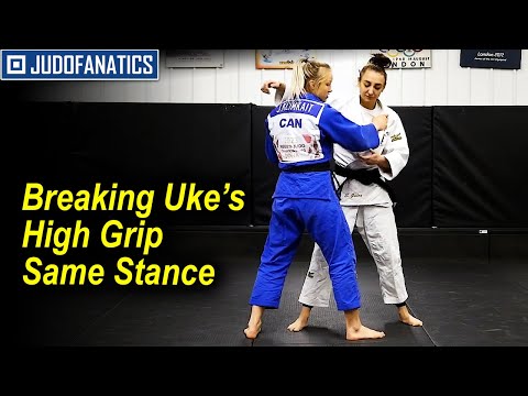 Breaking Uke’s High Grip Same Stance by Jessica Klimkait