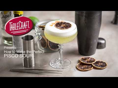 How to Make Pisco Sour Cocktail with TableCraft