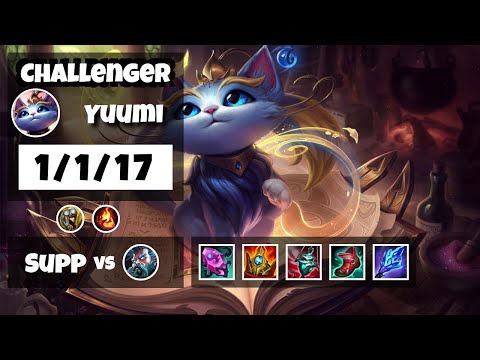 Yuumi Support 11.11 Challenger Gameplay Replay - S11 (1/1/17) - TURKISH