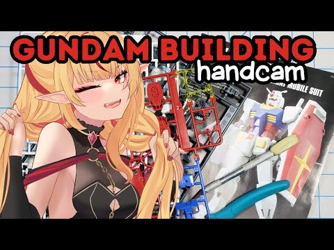HANDCAM: Building my first Gundam!【Ruby Runeheart】