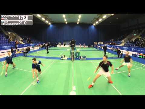 Badminton - Bochat / Moren vs Eidestedt /Ruponen (MD, R32) - Swedish Masters 2016