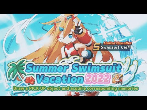 [ROCKMAN X DiVE] Swimsuit Ciel + Combo Pickup Capsule 25K EMs