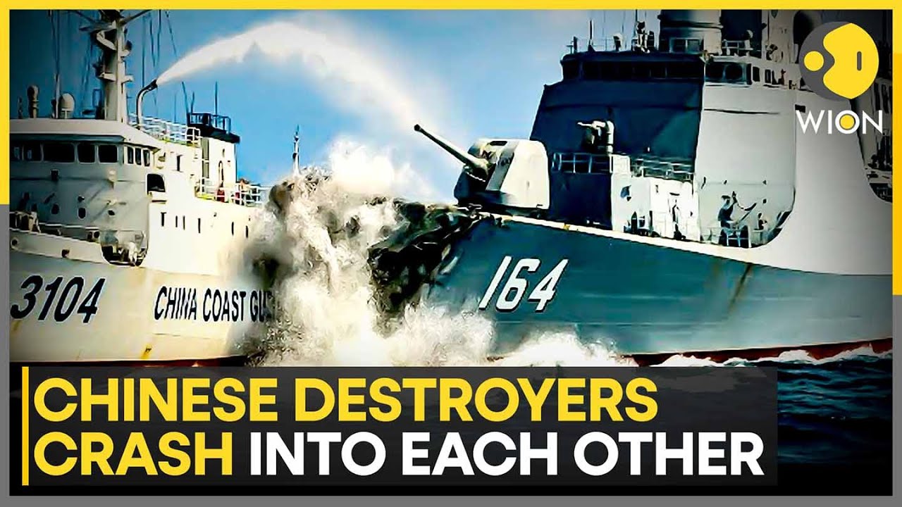 China-Philippines Tensions: Chinese Ships Collide in South China Sea During Philippine Chase| WION