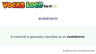 Video thumbnail for endotherm