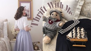 HUGE Thrift With Me - Vintage Nautical style + HAUL | Carolina Pinglo