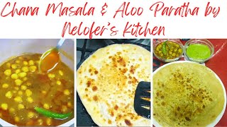 Chana Masala & Aloo Paratha Recipe