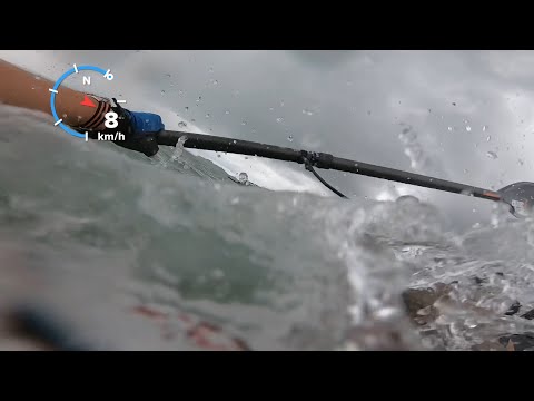 When you are new to an intermediate surf ski...