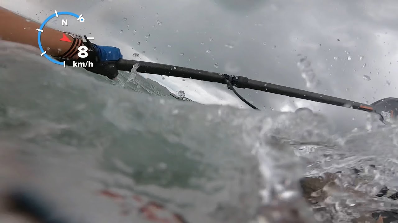 When you are new to an intermediate surf ski...