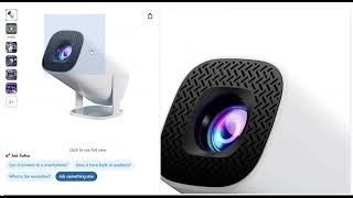 BIGASUO Native 1080P Projector,