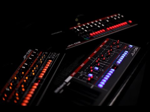 Roland Boutique Series Overview with Synth Modules JP-08 JU-06 JX-03