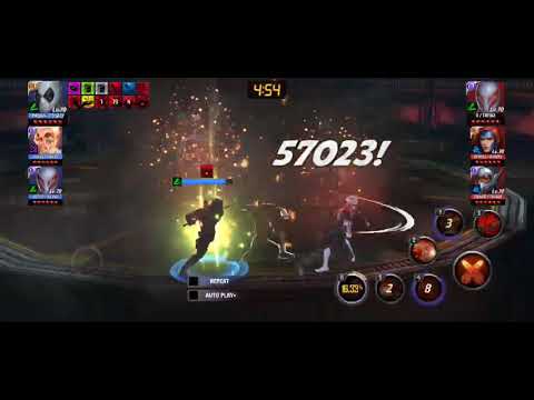 MARVEL FUTURE FIGHT: How to beat Jean Grey in timeline manual play LESSON #6- Deadpool T3