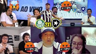 REAÇÕES DOS BOTAFOGUENSES REVOLTADOS COM DERROTA DE 2 A 1 PRO PALMEIRAS - BRASILEIRÃO 2026