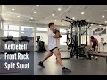 Kettlebell Front Rack Split Squat | #AskKenneth