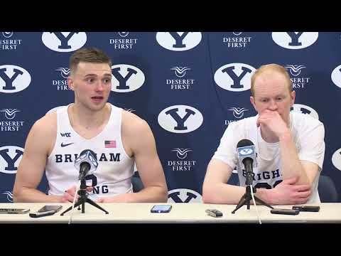BYU Men's Basketball - BYU vs Santa Clara - Player Post Game Press Conference