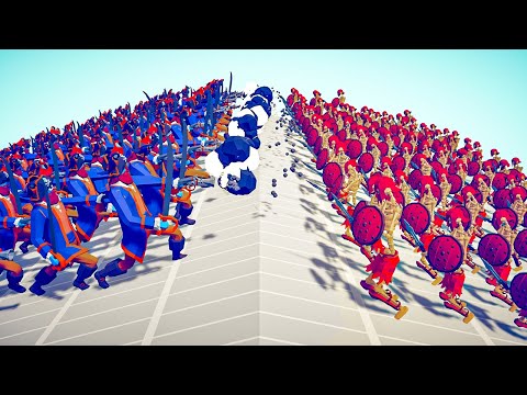 50x SPOOKY ARMY 💀 VS 🏴‍️ 50x PIRATE ARMY / Totally Accurate Battle Simulator ( TABS )