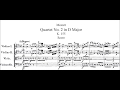 Mozart String Quartet #2 K.155 (Full Score)