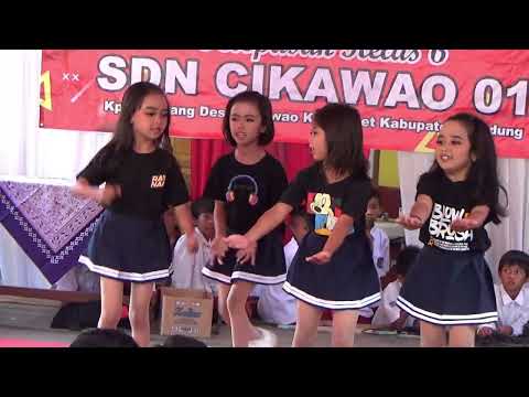 Tari BLACKPINK Boombayah x Flower dance jisoo siswi kelas 1 dan 2 SDN CIKAWAO 01