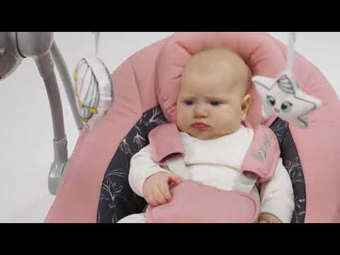 Кресло-качалка Lionelo RUBEN pink baby