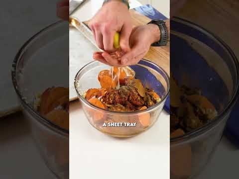 How to make this ‘Sheet Pan Chicken Shawarma’ 🤤 #shorts