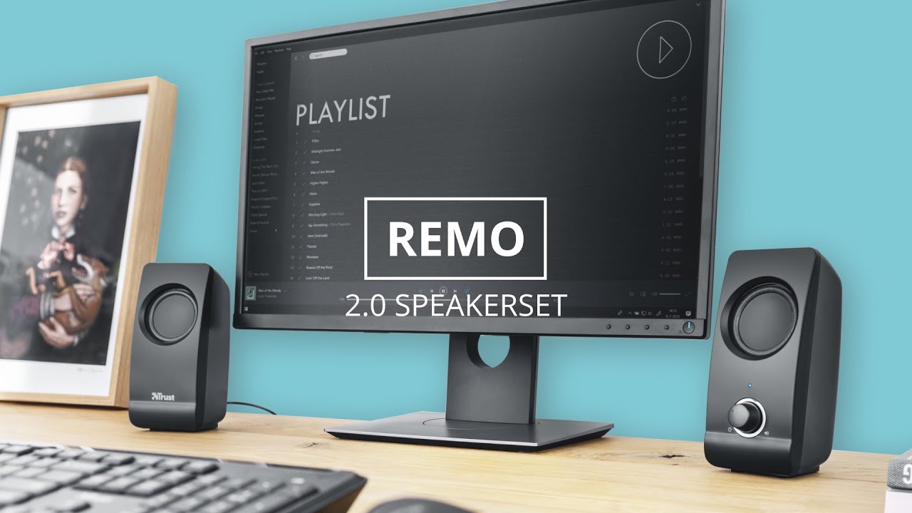 Компьютерная акустика Trust 2.0 Remo (Black) video preview