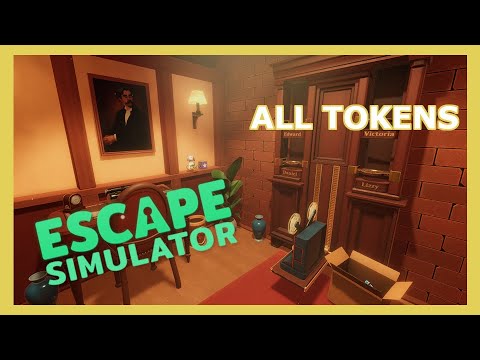 The Attic Playthrough and ALL TOKENS | Edgewood Mansio | Escape Simulator