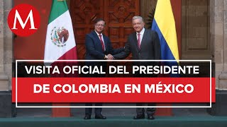 AMLO se reúne con el presidente de Colombia, Gustavo Petro