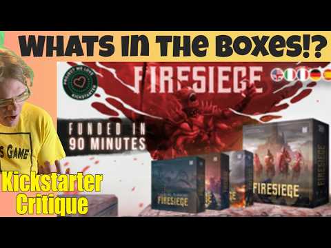 Firesiege Second Printing & New Expansions! (C) SHOW ME YOUR WOOD!  - Kickstarter Critique Review