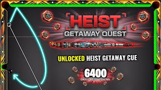 8 Ball Pool - New Heist Getaway Quest & 6400 Heist Tokens for New Heist Getaway CUE - GamingWithK