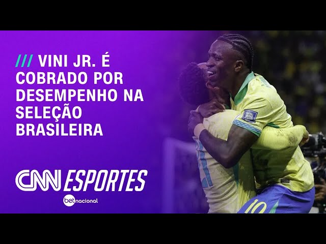 Brasil x Paraguai: Vini Jr. é cobrado por desempenho na Seleção Brasileira | LIVE CNN