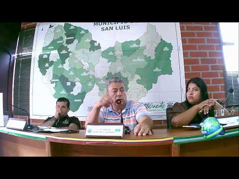 EN VIVO POR EL CANAL SAN LUIS El Concejo Municipal de San Luis - Antioquia hoy 2 DE JUNIO 2026