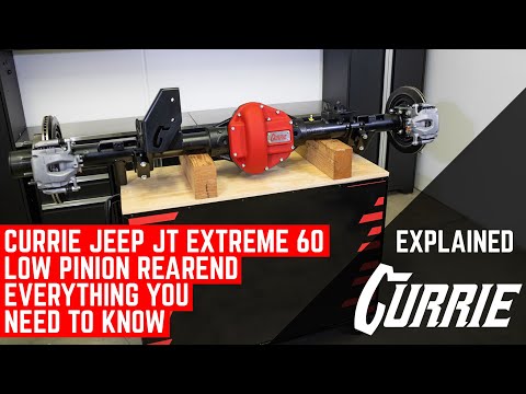 Currie Jeep Gladiator JT Extreme 60 Low Pinion Rearend Everything You Need To Know | Explained