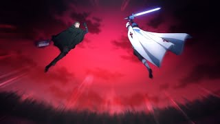 Yuna and Eiji vs PoH | Sword Art Online Alicization War of Underworld part 2 - Episode 5(17) |