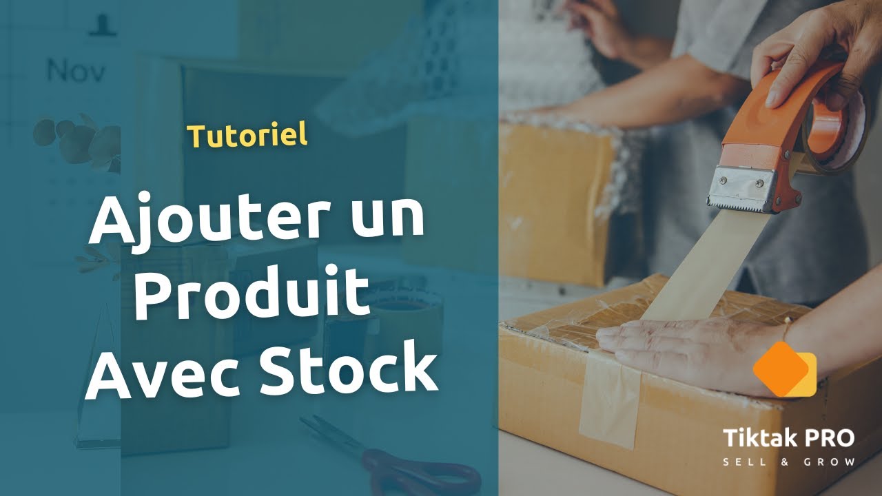 Ajouter un produit avec stock