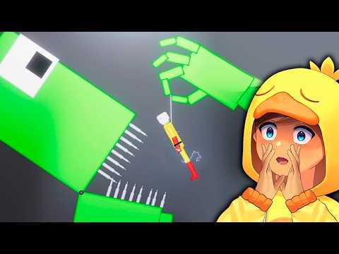 SAITAMA vs GREEN RAINBOW FRIENDS! ( Saito Reage People Playground )