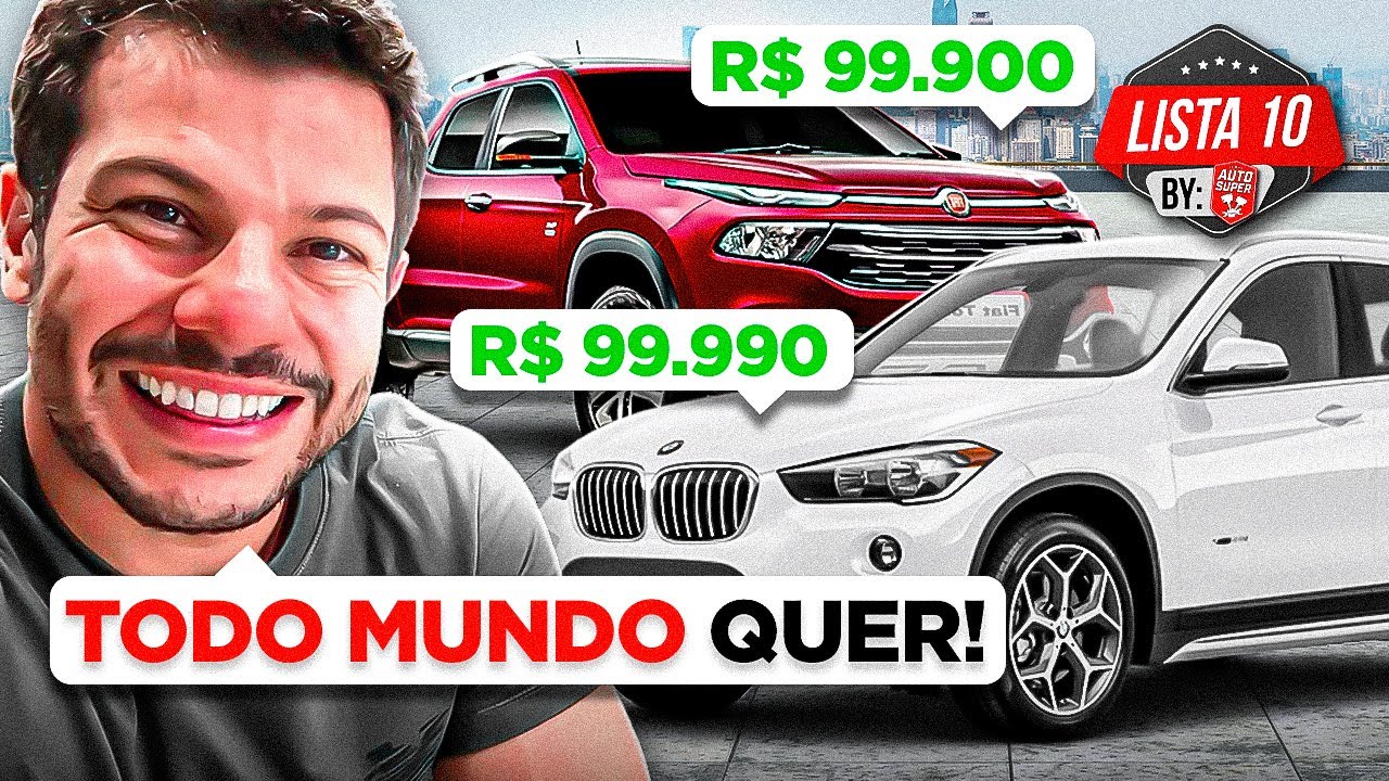 10 CARROS MAIS PROCURADOS ATÉ R$ 100 MIL
