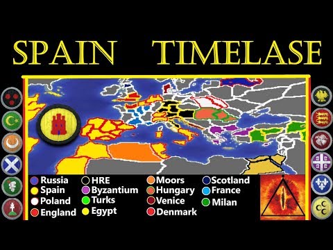Super Spain: Total War TimeLapse (A.I. Only)