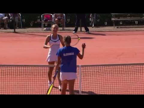 EYOF2013 TENNIS (G) KUZMOVA (SVK) BEATS DETIUC (MDA)