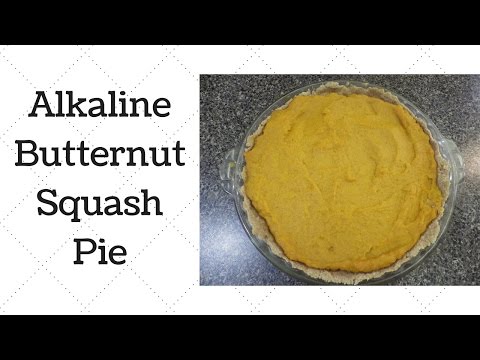 Butternut Squash Pie Dr.Sebi Alkaline Electric Recipe