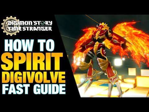 How To SPIRIT DIGIVOLVE Fastest Guide | Digimon Story Time Stranger PS5 #DigmonTimeStranger