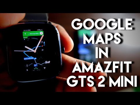 Get Google Maps and direction alerts in Amazfit Gts 2 Mini.