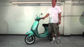 2013 Vespa LX 150 Aquamarine Overview & Accessories