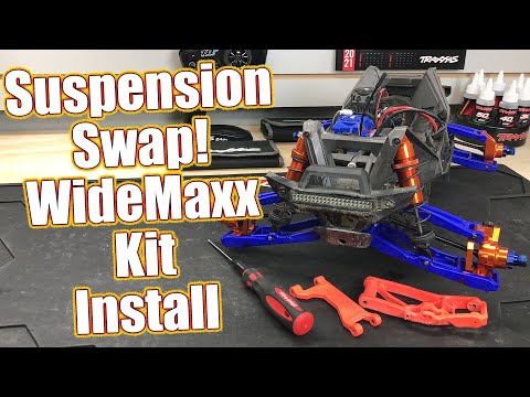 WideMaxx Suspension Kit & CV Driveshaft Install- Project Traxxas Maxx Phase 2 PT2 | RC Driver