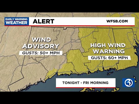 FORECAST: Parts of the state under high wind warning