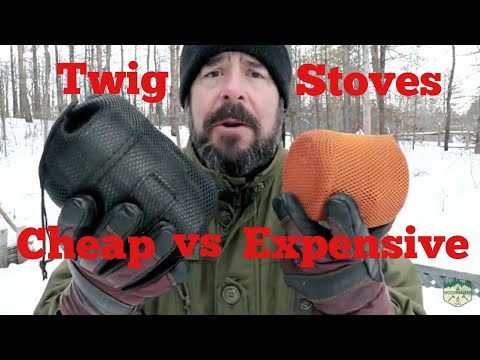 Budget vs Expensive Twig Stoves.  Toaks vs Lixada